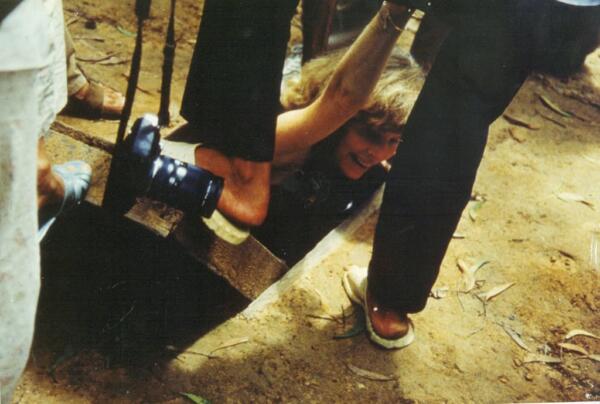 <span style="color: #000000 !important;font-size: 14pt">In 1987, Janet Gardner became one of the first Americans to visit Vietnam and see the tunnels at Vinh Moc. Not many felt comfortable penetrating the cool, dark world that we would eventually film.</span>