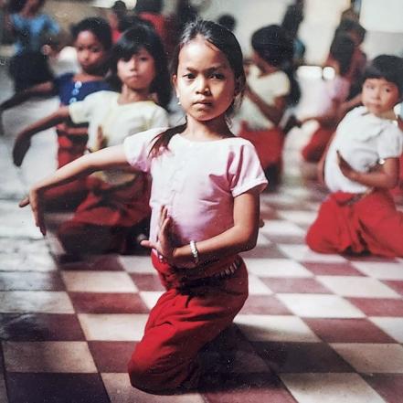  <span style="color: #000000 !important;font-size: 14pt">Hun Pen leading young dancers, went on to become a celebrated performer</span>