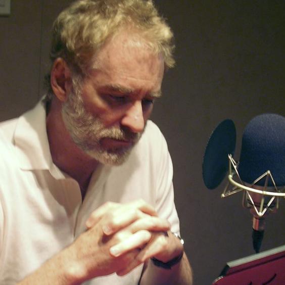 <span style="color: #000000 !important;font-size: 14pt">Actor Kevin Kline records narration for The Last Ghost of War.</span>