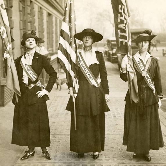 <span style="color: #000000 !important;font-size: 14pt">After decades of struggle, the womens' suffrage movement finally gained women the right to vote in 1920.</span>