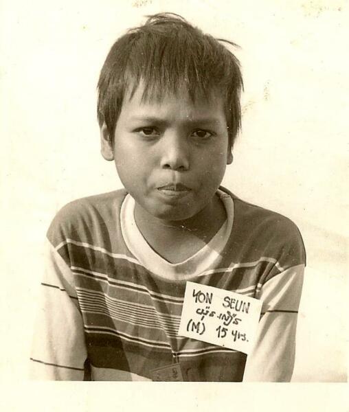 <span style="color: #000000 !important;font-size: 14pt">A photo of Sayon Soeun, approximately 15 years old, taken at the refugee camp.</span>