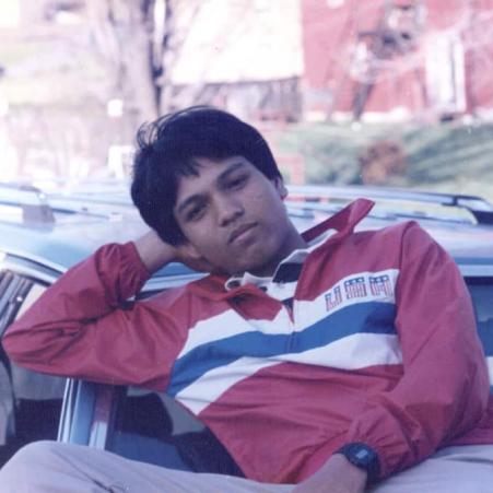 <span style="color: #000000 !important;font-size: 14pt">Sayon enjoys teenage splendor on his foster father's car in Connecticut.</span>