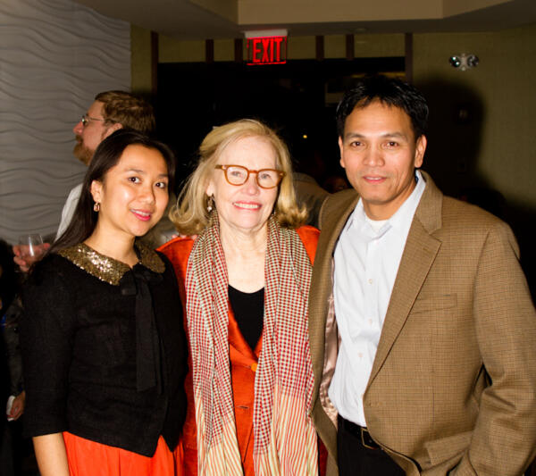 <span style="color: #000000 !important;font-size: 14pt">Co-Producer Sopheap Theam, Producer/Director Janet Gardner and Sayon Soeun celebrate the Massachusetts Premier of their documentary, "Lost Child: Sayon's Journey."</span>
