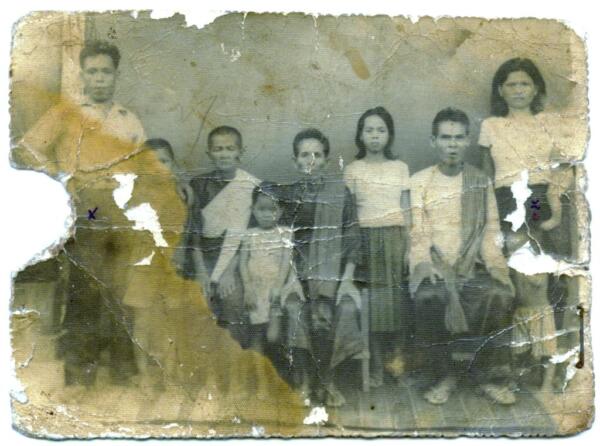 <span style="color: #000000 !important;font-size: 14pt">The Soeun Family photo. The only photo of Sayon's family taken before his abduction.</span>