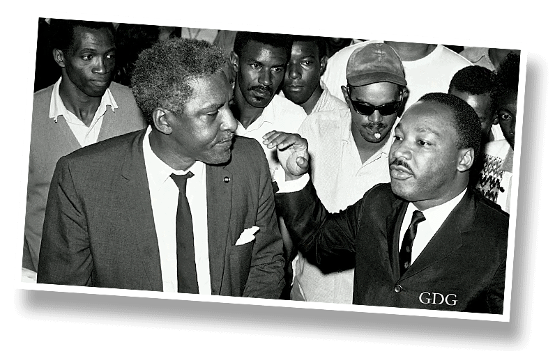 Bayard Rustin, A Quaker, and Dr. Martin Luther King