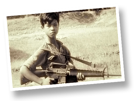 Forced Khmer Rouge Child Soldier