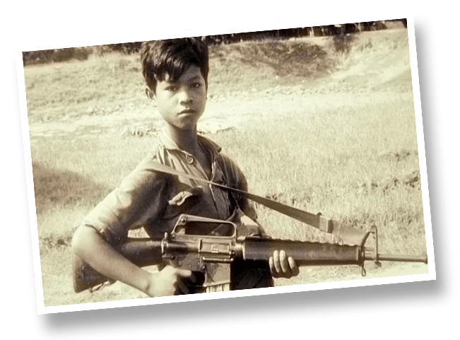 Forced Khmer Rouge Child Soldier