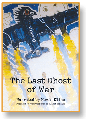 Cover image for The Last Ghost of War, narrated by Kevin Kline, produced by Pham Quoc Thai and Janey Gardner