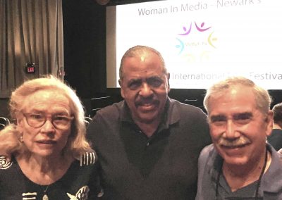 Producer Janet Gardner, Senior Producer Dick Nurse and CFO Fred Millner at the Women's International Film Festival